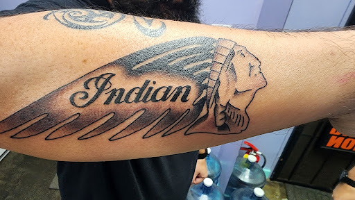 Explore race car tattoo ideas, creative tattoo ideas in Huntington Beach, available at Mechanical Concept Tattoo