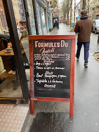 La Halte à Paris menu