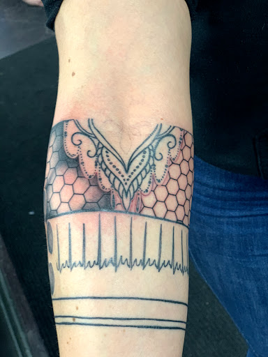 Explore stitches tattoo ideas, creative tattoo ideas in Saint Paul, available at Aloha Art Collective Tattoo