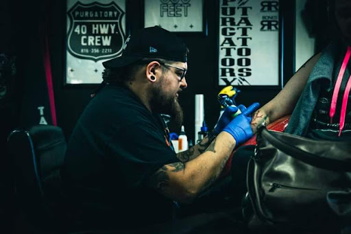 Explore married tattoo ideas, creative tattoo ideas in Oak Grove, available at Purgatory Tattoos