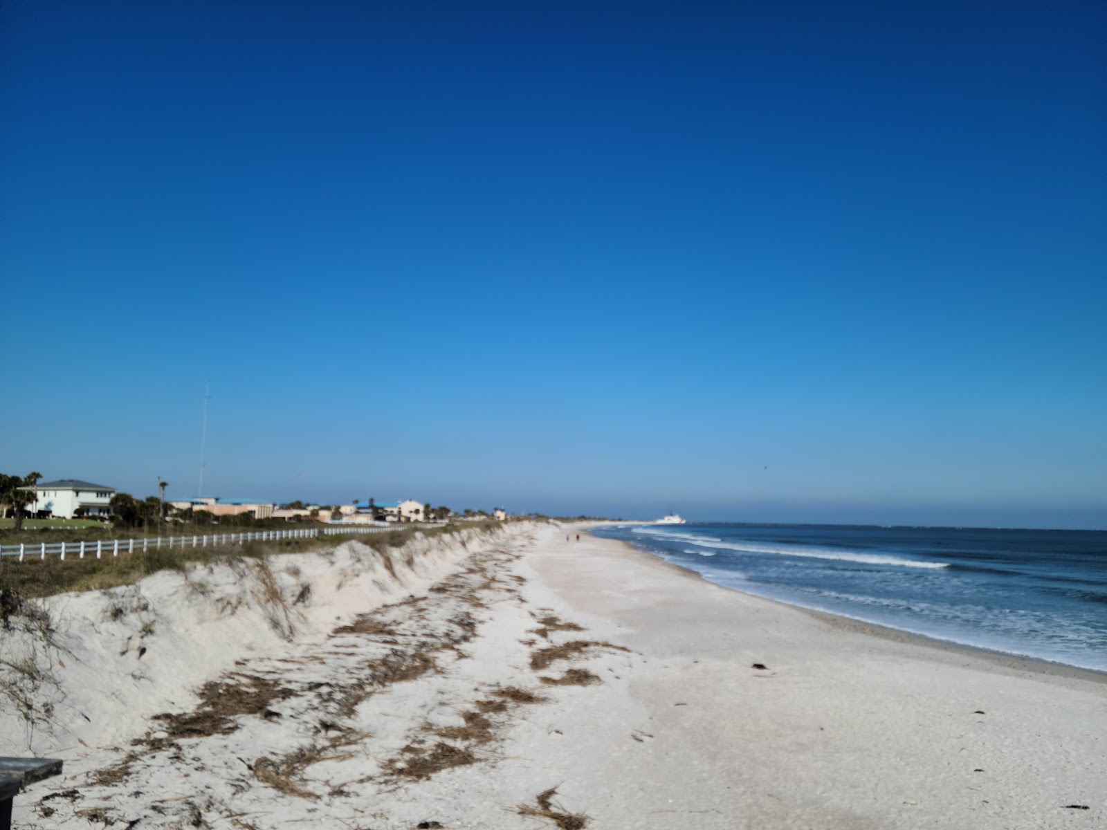 Seminole beach的照片 带有明亮的沙子表面