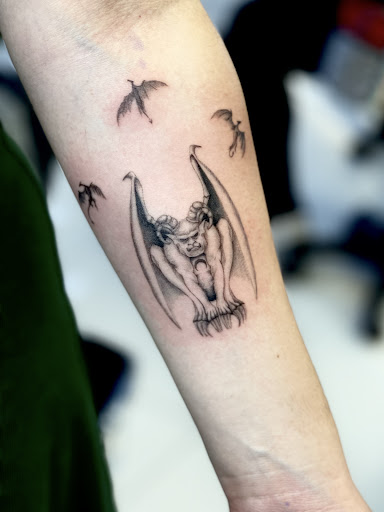 Explore irish tattoo sleeve ideas, creative tattoo ideas in Orange, available at Baron Art Tattoo