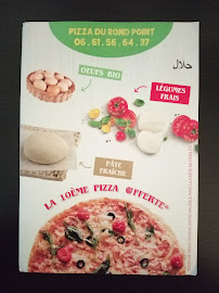Carte du Pizza du rond point à Argenteuil