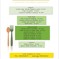 Restaurant Da Rosolo à Lucca (le menu)