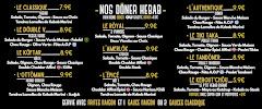 Carte du La Bonne Broche - Döner Kebab à Doudeville