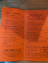 Restaurant végétalien Le Mezzaluna à Arras (le menu)