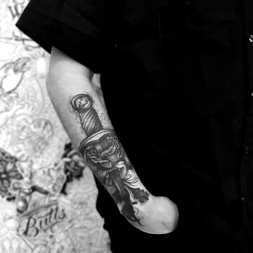 Explore tattoo ideas butterflies flowers, creative tattoo ideas in Zumbrota, available at Art by Sinclair Tattoo Artist At Dry Bones Ink