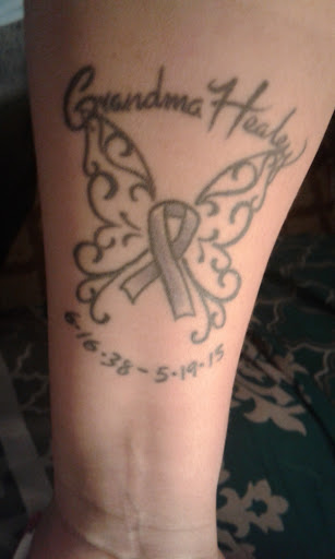 Explore granddaughter tattoo ideas, creative tattoo ideas in Wakefield, available at Black Lotus Tattoo Studios