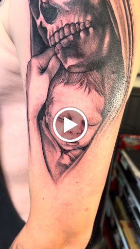 Explore shoulder tattoo ideas for guys, creative tattoo ideas in Pocatello, available at Tys Tattoos