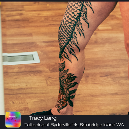 Explore star tattoo sleeve ideas, creative tattoo ideas in Bainbridge Island, available at Ryderville Ink Tattoos & Fine Art