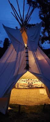 Tipis du lac à Moulayrès