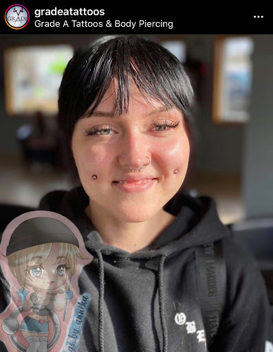 Explore skull forearm tattoo ideas, creative tattoo ideas in Fort Wayne, available at Grade A Tattoos and Body Piercing