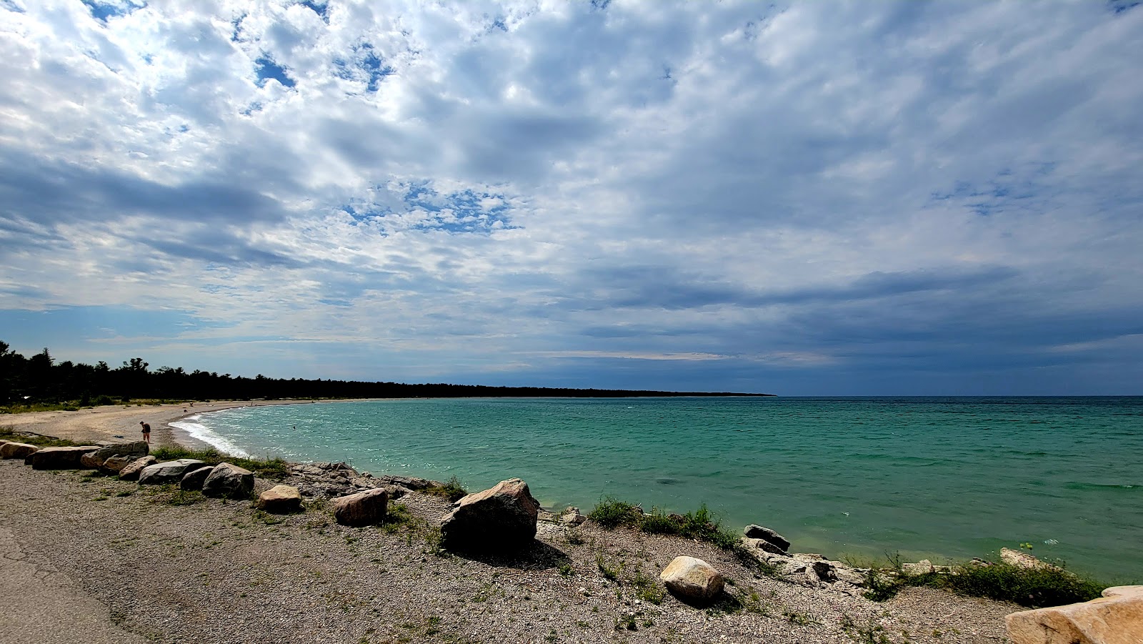 Foto von Seagull Point Park Beach mit lange, gerade küste