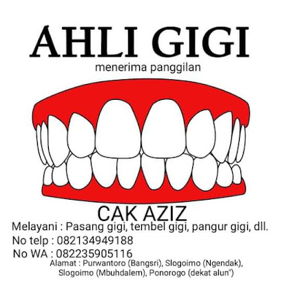 Ahli Pasang Gigi cak.Aziz