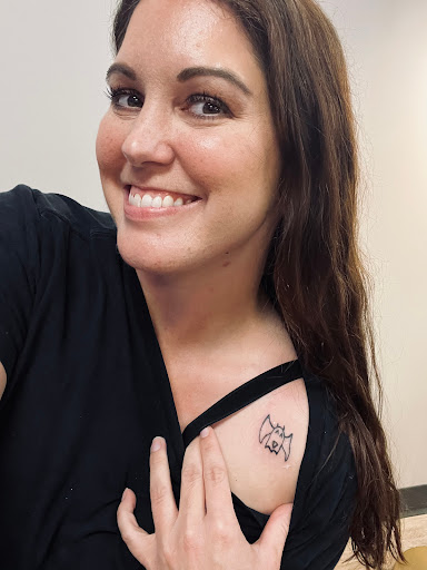 Explore women thigh tattoo ideas, creative tattoo ideas in Ocoee, available at Fine Ink Studios Tattoos