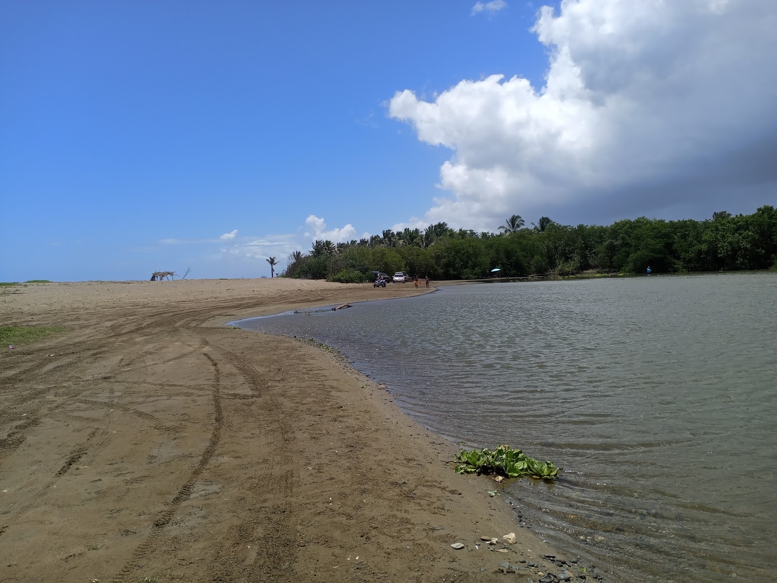 Fotografie cu La Plata beach cu nivelul de curățenie scăzut