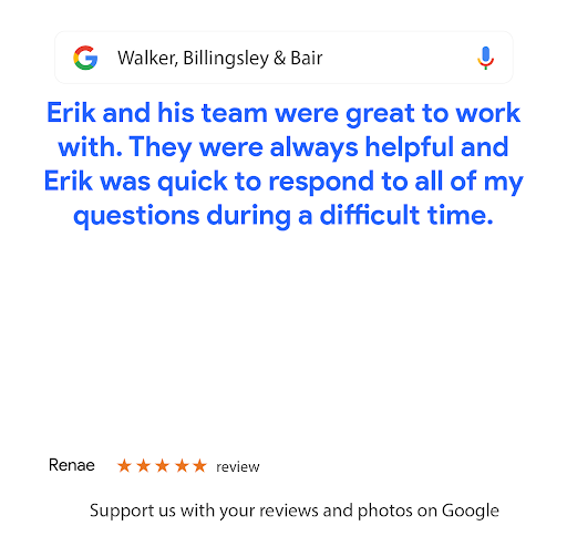 General Practice Attorney «Walker, Billingsley & Bair», reviews and photos