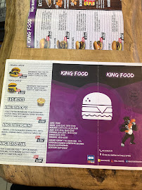 Carte du King Food à Douvres-la-Délivrande