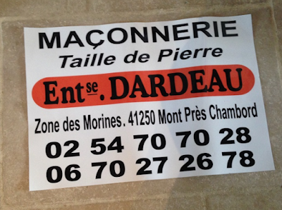 SARL Entreprise Dardeau à Mont-près-Chambord