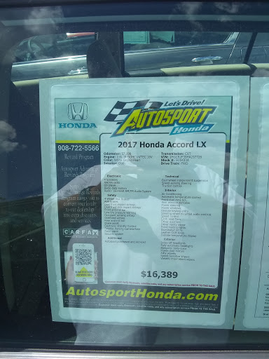 Honda Dealer «Autosport Honda», reviews and photos, 1201 US-22, Bridgewater, NJ 08807, USA
