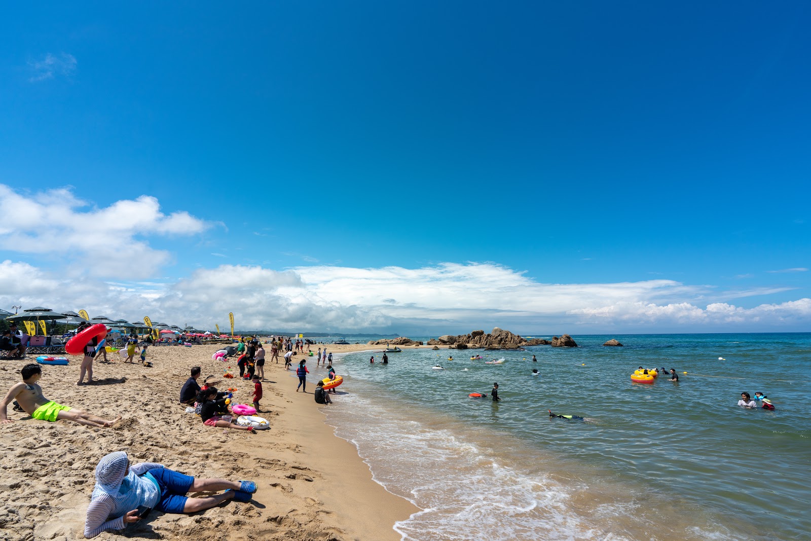 Foto di Hajodae Beach - luogo popolare tra gli intenditori del relax
