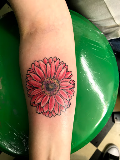 Explore calf tattoo ideas, creative tattoo ideas in Hamilton, available at Glass Ink Tattoo