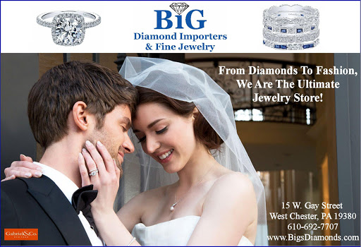 Jewelry Store «BIG Diamond Importers & Fine Jewelry», reviews and photos, 15 W Gay St, West Chester, PA 19380, USA