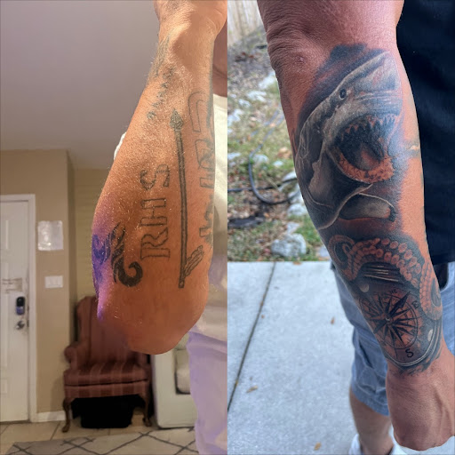 Explore tattoo stencils ideas, creative tattoo ideas in Sarasota, available at SEVEN SINS Tattoo Studio