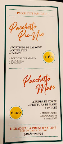 Ristorante Zenzero à Bibbona carte