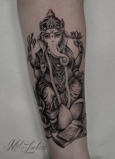 Explore st michael tattoo ideas, creative tattoo ideas in Nashville, available at Mel Lockett Tattoos