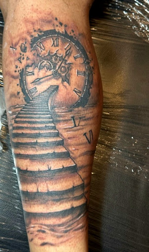 Explore mens family sleeve tattoo ideas, creative tattoo ideas in Roanoke, available at RailYard INK