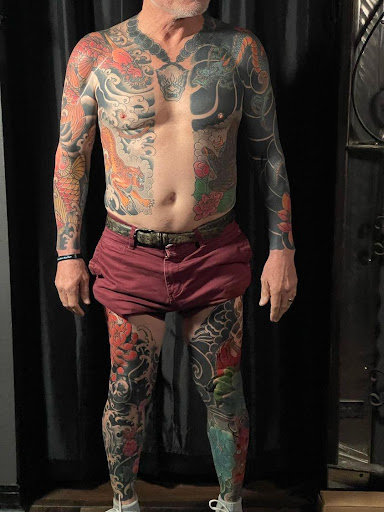 Explore forearm watercolor tattoo ideas, creative tattoo ideas in South Portland, available at Dark Harbor South