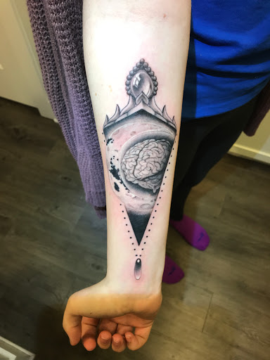 Explore small wave tattoo ideas, creative tattoo ideas in Raleigh, available at Tattoos by Anton