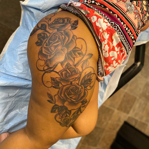 Explore lioness tattoo ideas, creative tattoo ideas in Albany, available at Tat Jones Ruthless Tattoos L.L.C.
