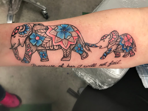 Explore aloha tattoo ideas, creative tattoo ideas in Lawton, available at Impact Ink Tattoo Studios