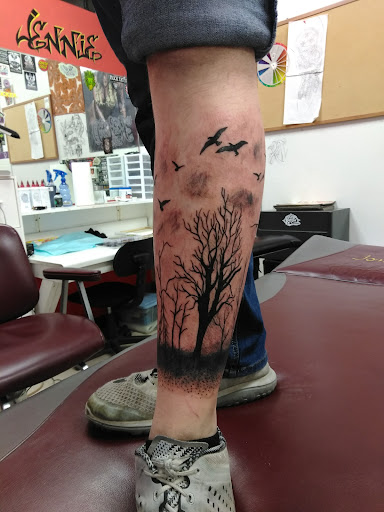 Explore neon tattoo ideas, creative tattoo ideas in New Braunfels, available at To The Moon Tattoo Studio