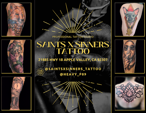 Explore upper shoulder tattoo ideas, creative tattoo ideas in Apple Valley, available at Saints X Sinners Tattoo