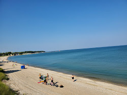 Foto de Crescent Beach e o assentamento