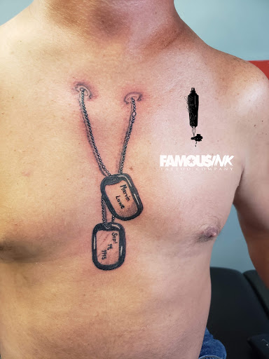 Explore men's arm sleeve tattoo ideas, creative tattoo ideas in Hammond, available at Famous Ink, Inc.