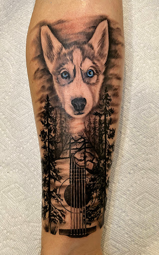 Explore honey badger tattoo ideas, creative tattoo ideas in Scottsdale, available at Club Tattoo