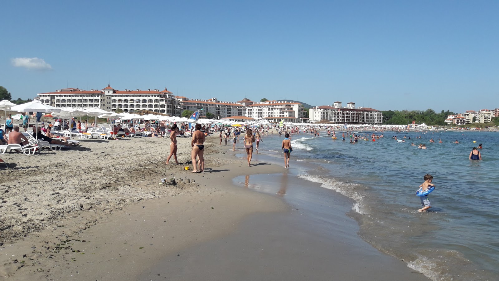 Zdjęcie Tsarevo South z powierzchnią drobny beżowy piasek