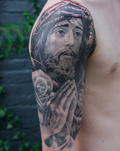 Explore family heart tattoo ideas, creative tattoo ideas in Dayton, available at Aisle 9 Tattoo