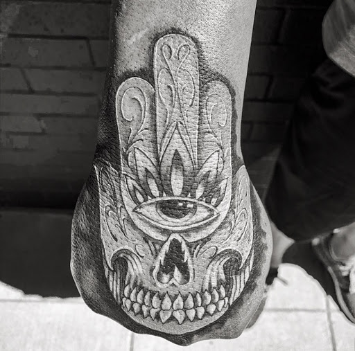 Explore gundam tattoo ideas, creative tattoo ideas in Odessa, available at Black Cat Tattoo Company