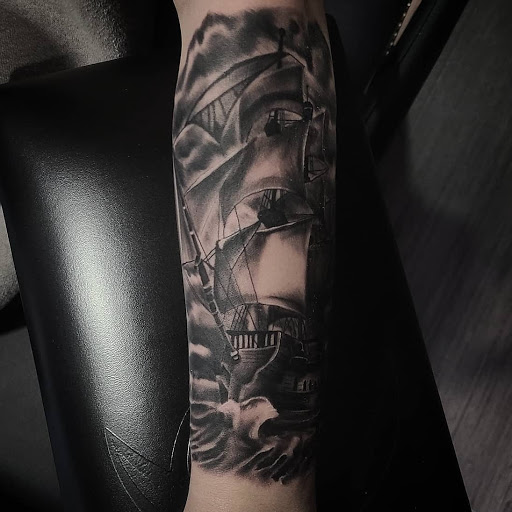 Explore kanji tattoo ideas, creative tattoo ideas in Midlothian, available at Rivermore Tattoo
