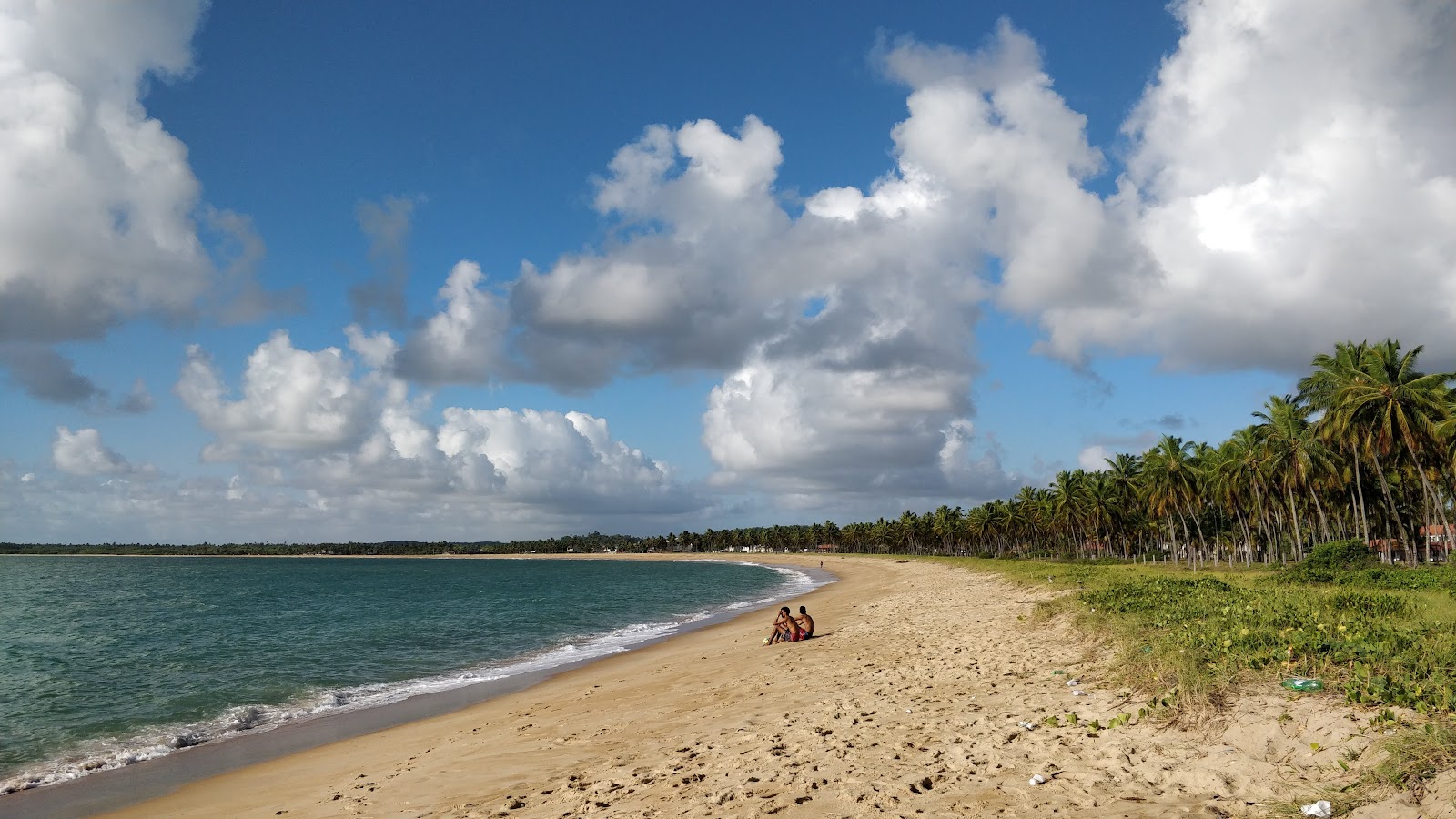 Foto av Praia Pontal do Lira med ljus fin sand yta