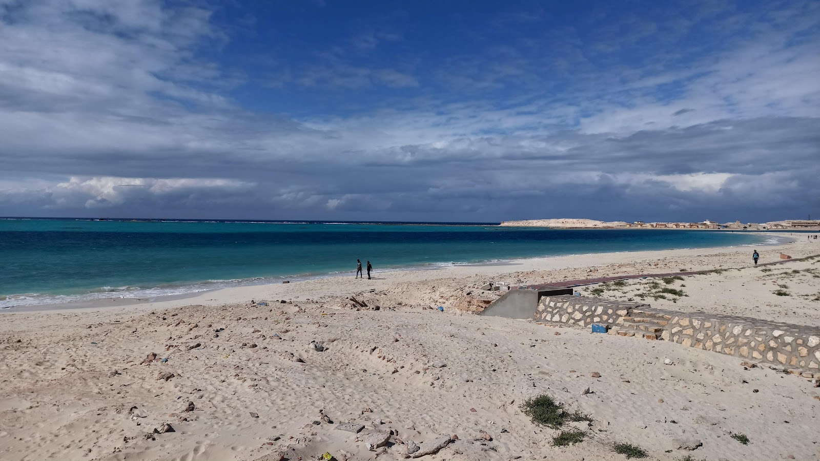 Dream Beach的照片 带有明亮的细沙表面