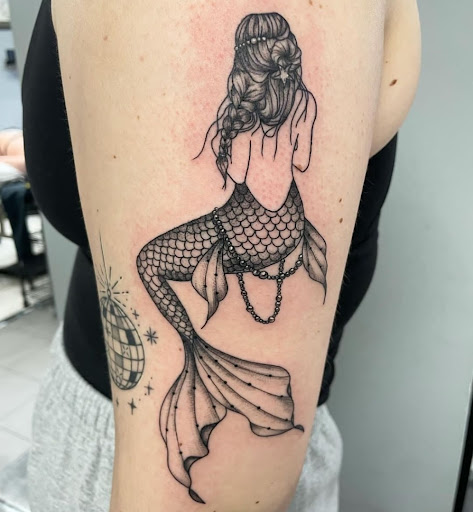 Explore travel adventure tattoo ideas, creative tattoo ideas in Roselle, available at Atmosphere Tattoo Gallery - Roselle