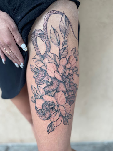 Explore piglet tattoo ideas, creative tattoo ideas in Peoria, available at Modern Ink Tattoo