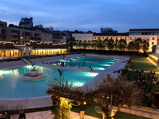 Swimming pools outside Milan