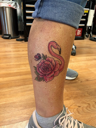 Explore lion and cub tattoo ideas, creative tattoo ideas in Wentzville, available at Jammer Joint Tattoo